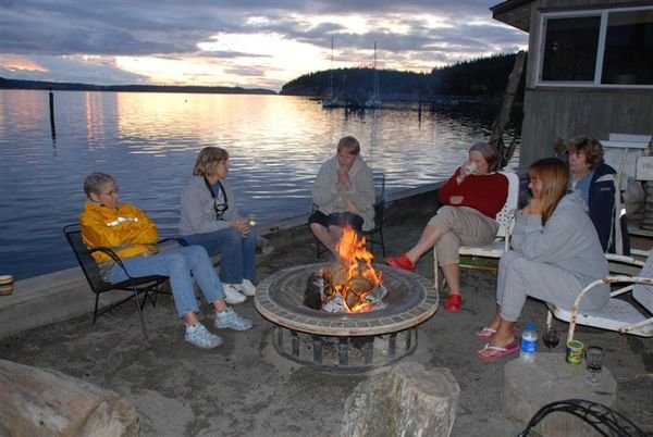 Sunset Marine Resort campfires