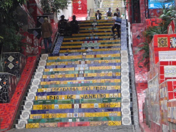 Escadaria Selaron, the tiled steps, Rio