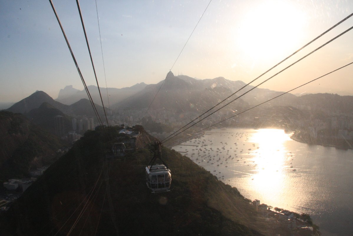 Sugar Loaf mountain, cable cars, Rio