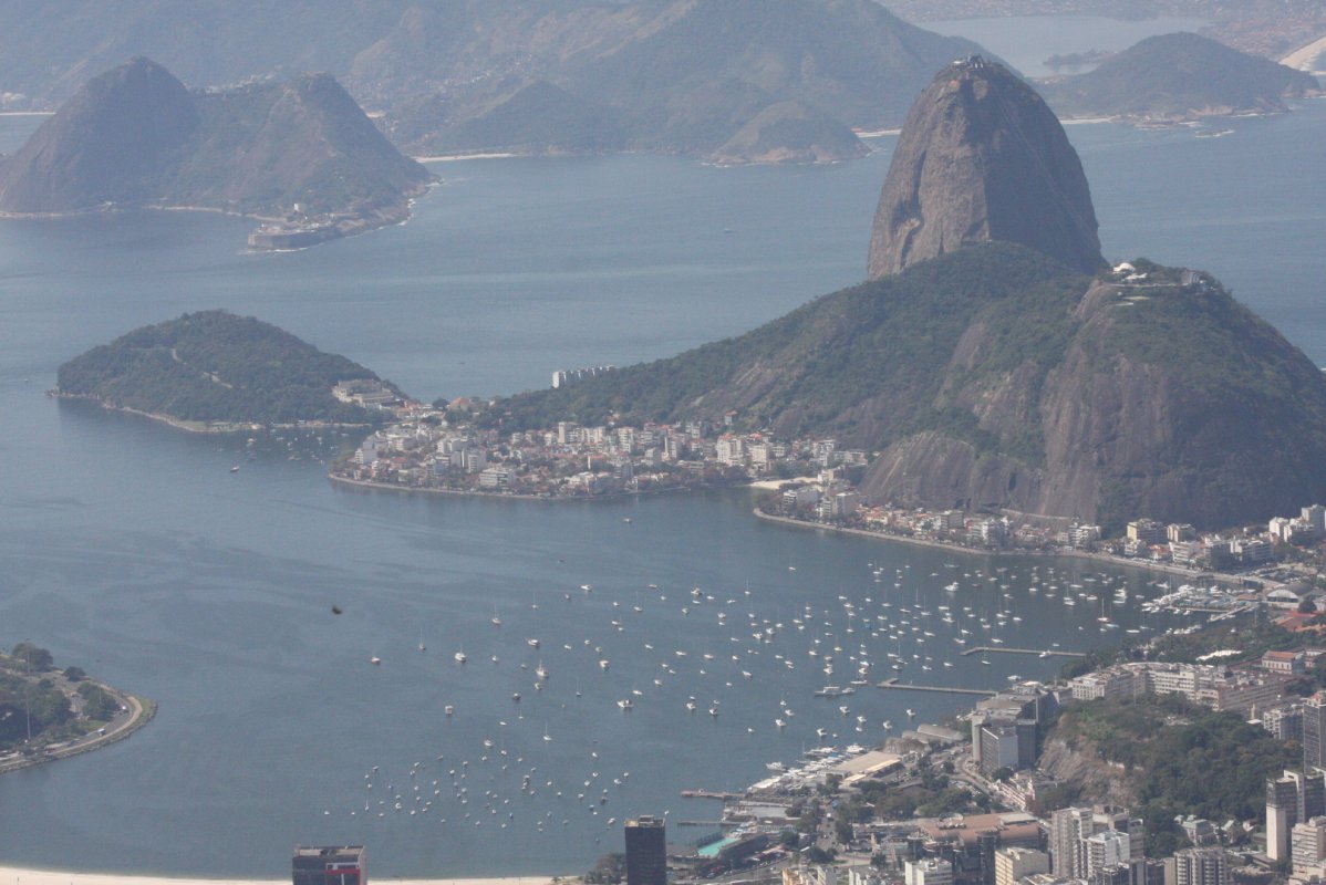 The view from Corcovado, Rio