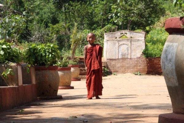 A young monk
