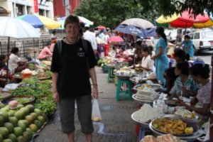 Street fruit & Veg market, Yangon