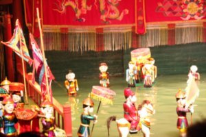 The Water Puppet show in Hanoi