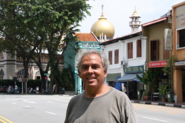 By the Muslim quarter - The Sultan Mosque,, Singapore