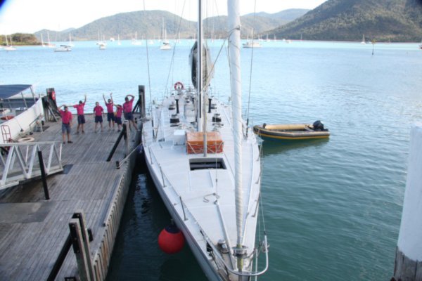 The Ragamuffin, with mad crew, Airlie Beach