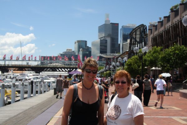 With Elizabeth at Darling harbour, Sydney