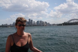 Sydney skyline from the Ferry