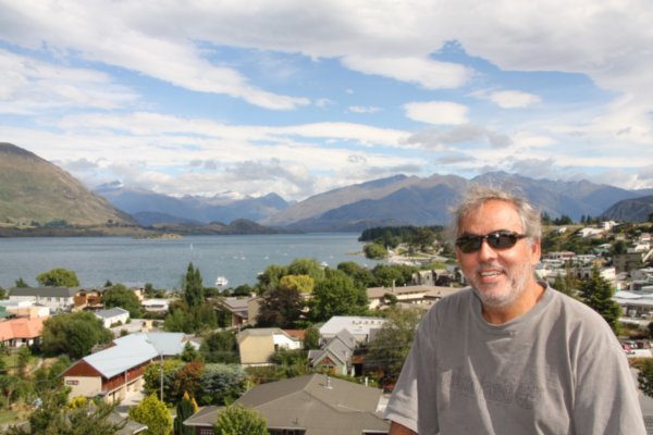 Wanaka - with lake in the background,