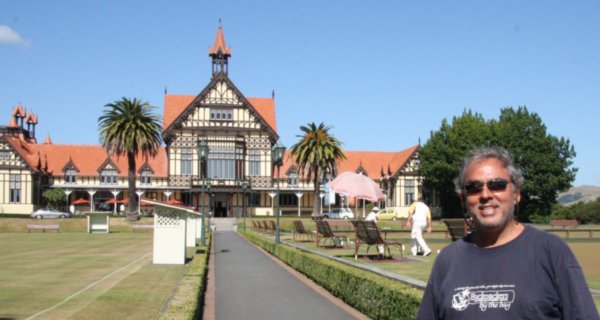 The Museum with bowling greens, Rotorua