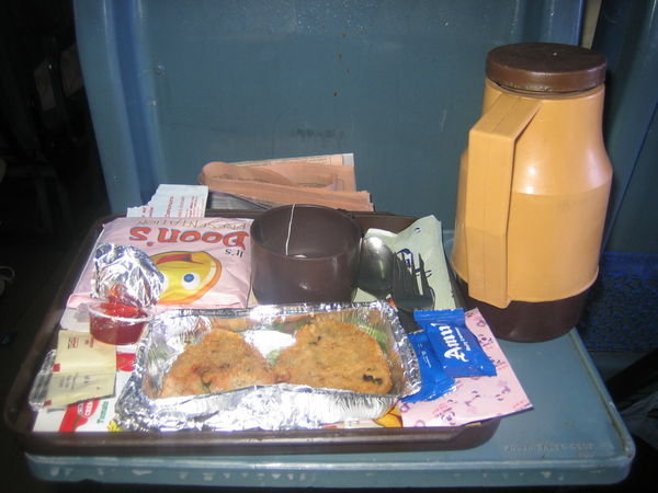 Mi desayuno en el tren
