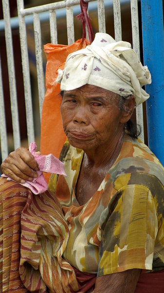Old Lady in Yangon