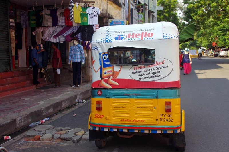 Auto rickshaw for hire
