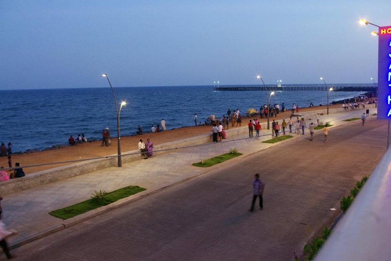 Pondicherry by night