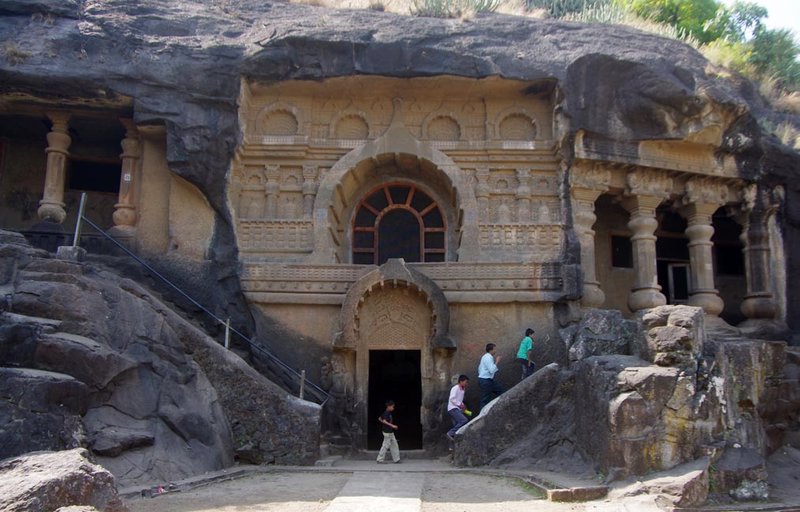 Larger of the cave temples
