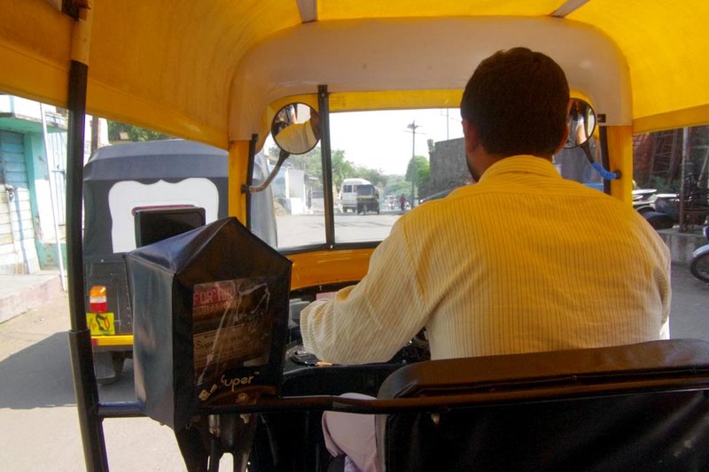 Auto Rickshaw. Home please James