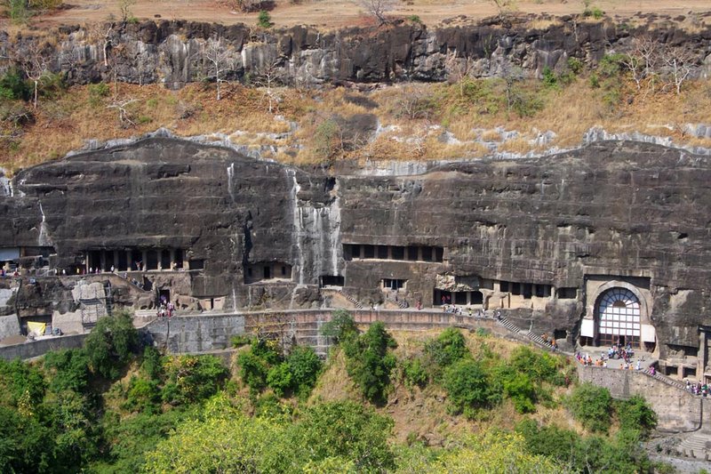 Ajanta from the viewing point