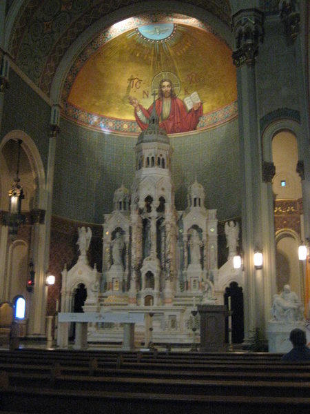 Inside the St. Peter and Paul Church