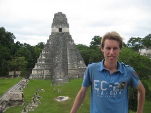 One of the many pyramids in Tikal