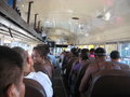 Inside the bus in Belize