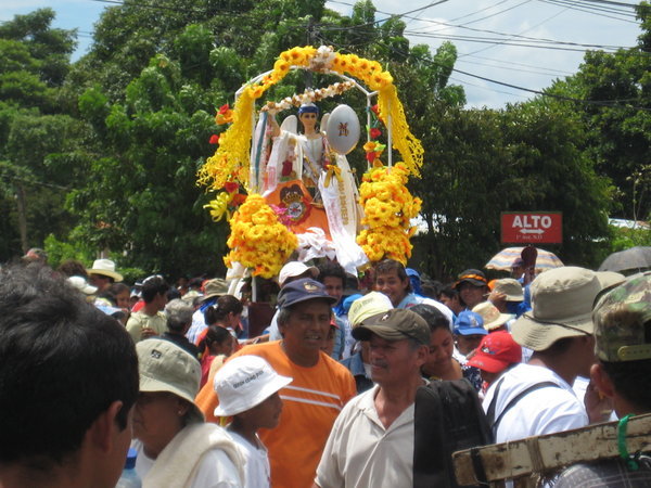 The procession in Masaya
