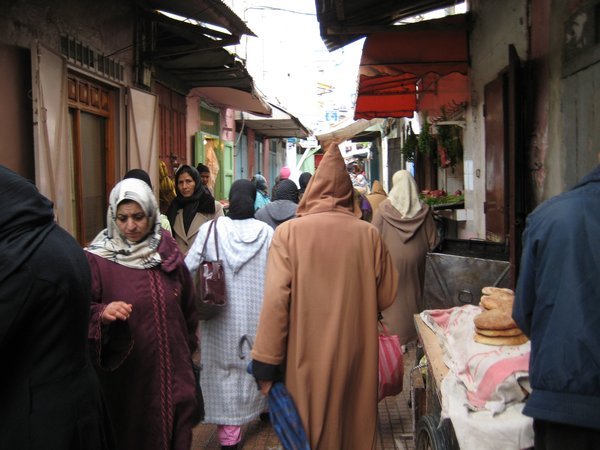 Inside the medina in Rabat