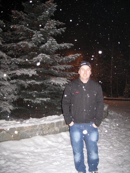 Scott in snow