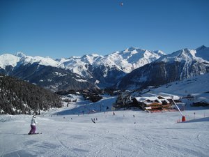 View into Courchivel 