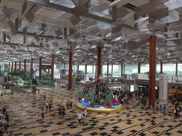 Singapore Airport Checkin Area