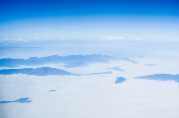 Flying over Sichuan