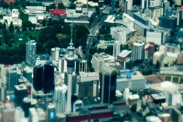 Sky Tower from air
