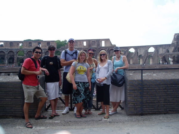 Inside the Colosseum! 