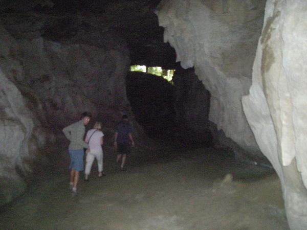 Evan, Jeff and Coral in the caves