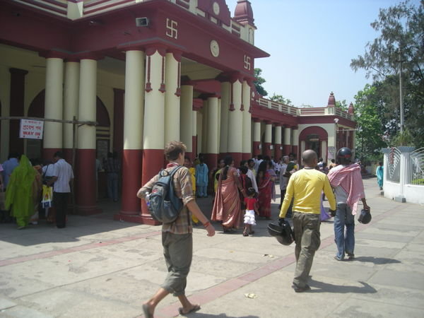 Heading towards the temple entrance