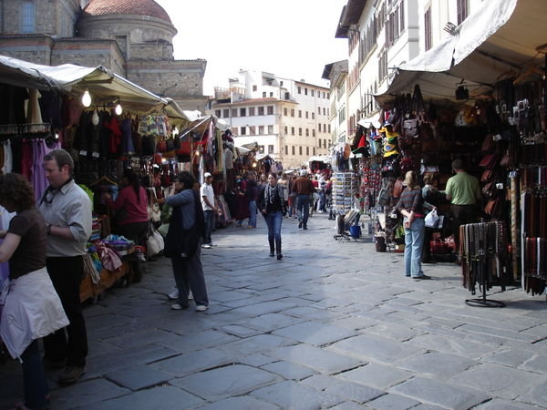 The markets of Florence