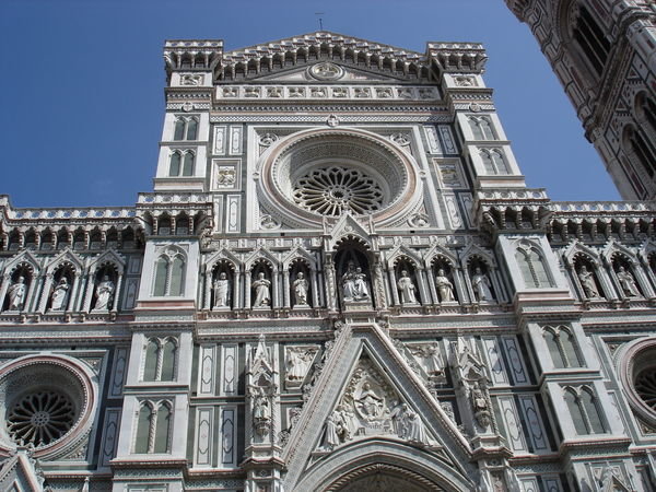 The front of the Duomo