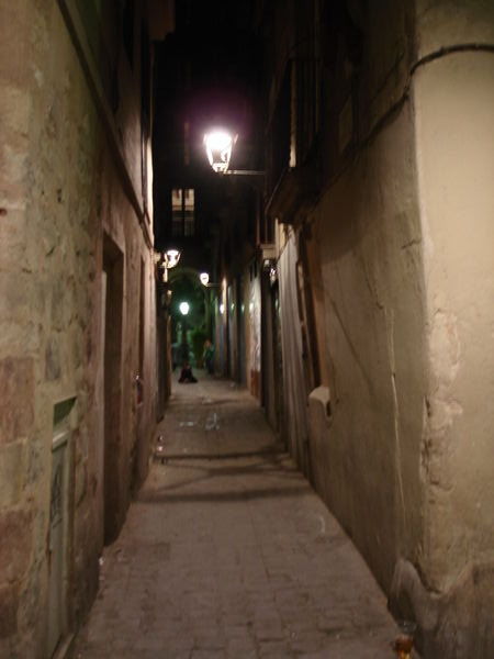 side streets of barcelona