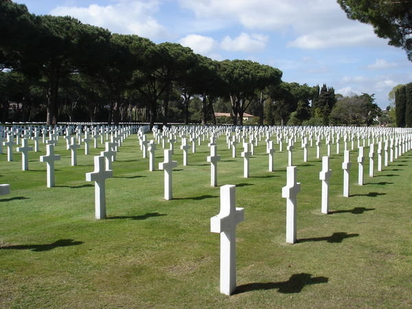 the U.S military cemetery