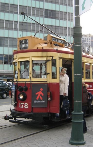 Historic Tram in Christchurch