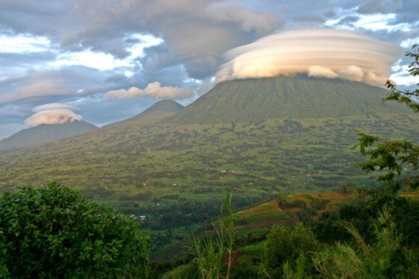 Rwanda Virunga Volcanos