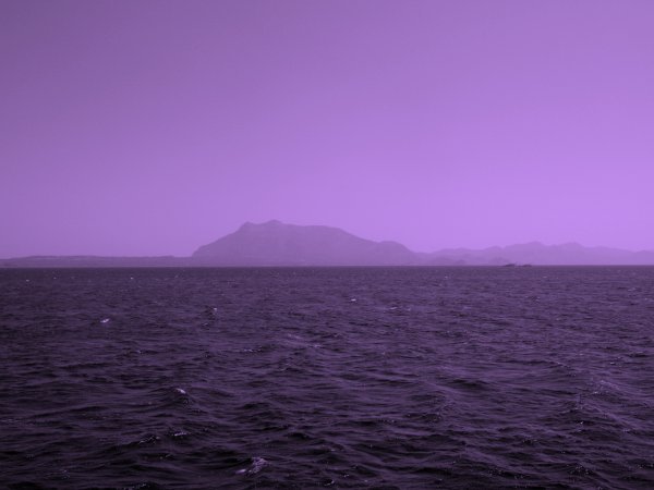 Purple hills Bodrum to Datca, Turkey