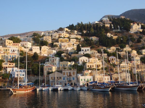 Waterfront  Symi, Greece