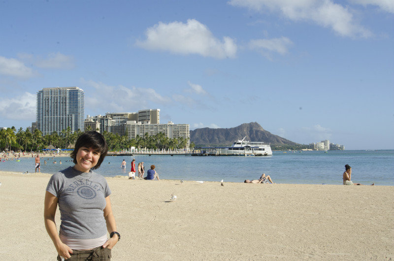 Waikiki and Diamon head in the background 