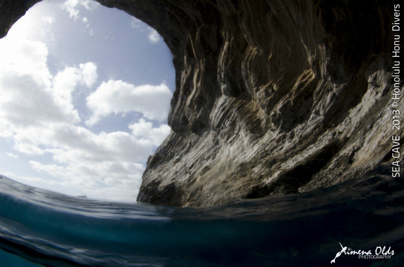 Sea Cave. Surface Shot