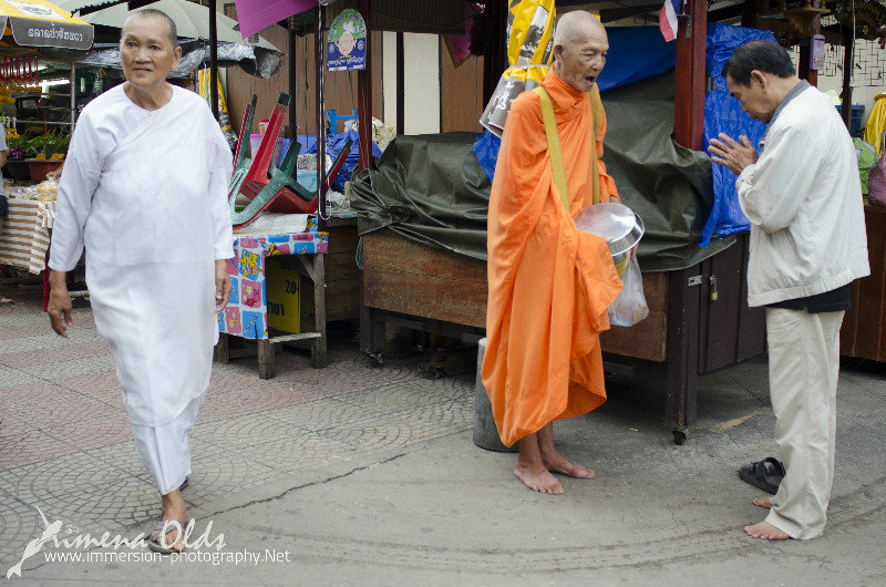 Monks in Amphawa
