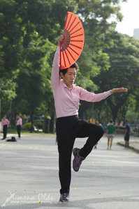 Tai Chi in Lumphini Park- Bangkok-9