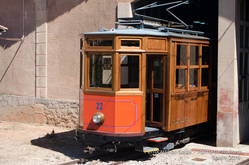 Vintage Train to Soller - Palma - Spain--19