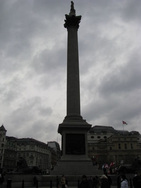 Lord Nelson's column, Trafalgar Square