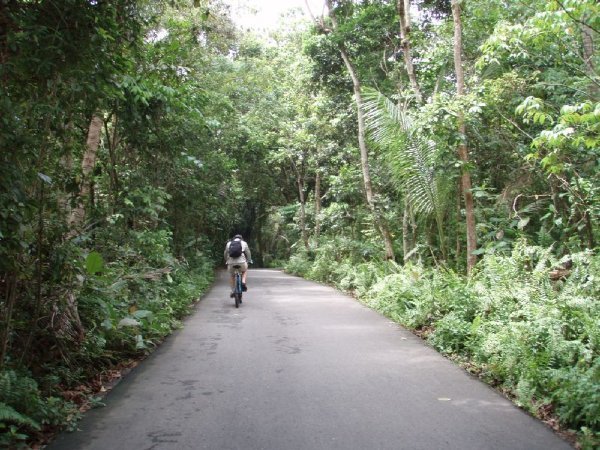 Cycling on Pulau Ubin