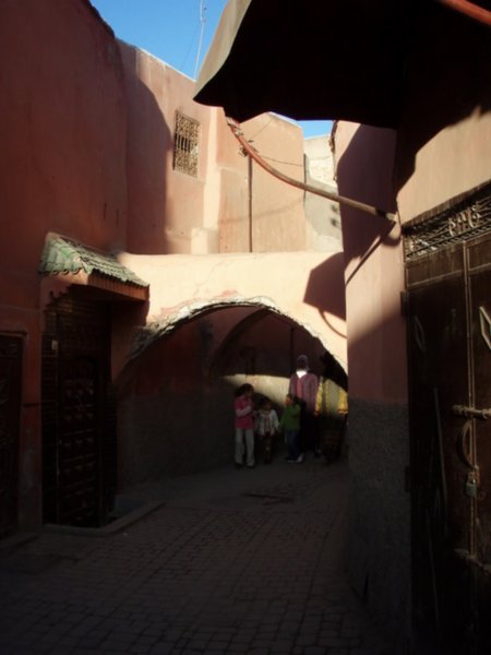 Streets in Marrakech medina