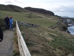 Lots of walking to be done at the rope bridge